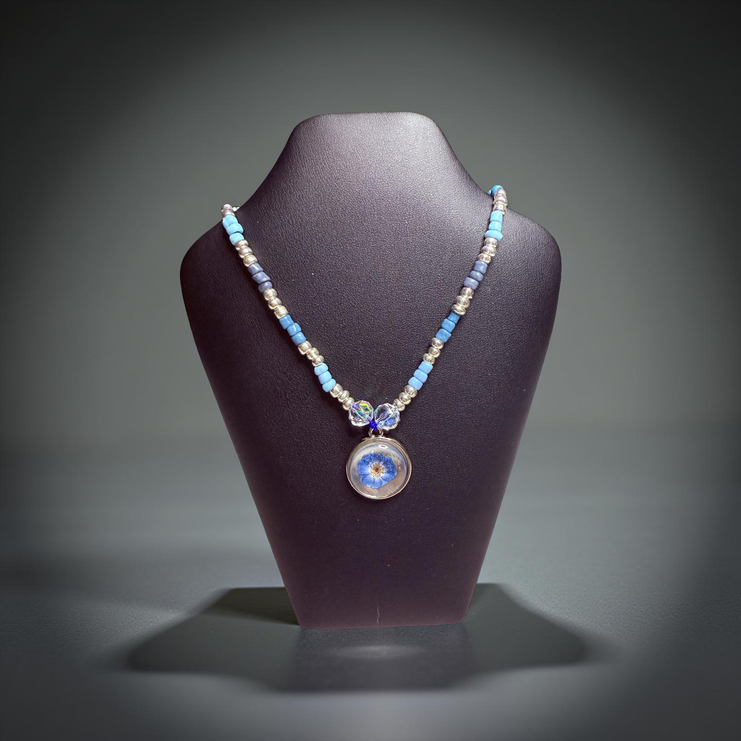 Beaded Pendant Necklace