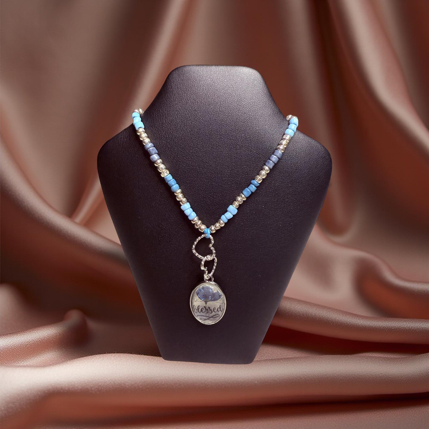 Beaded Pendant Necklace