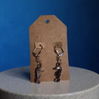 Silver Charm Earrings