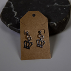 Silver Charm Earrings