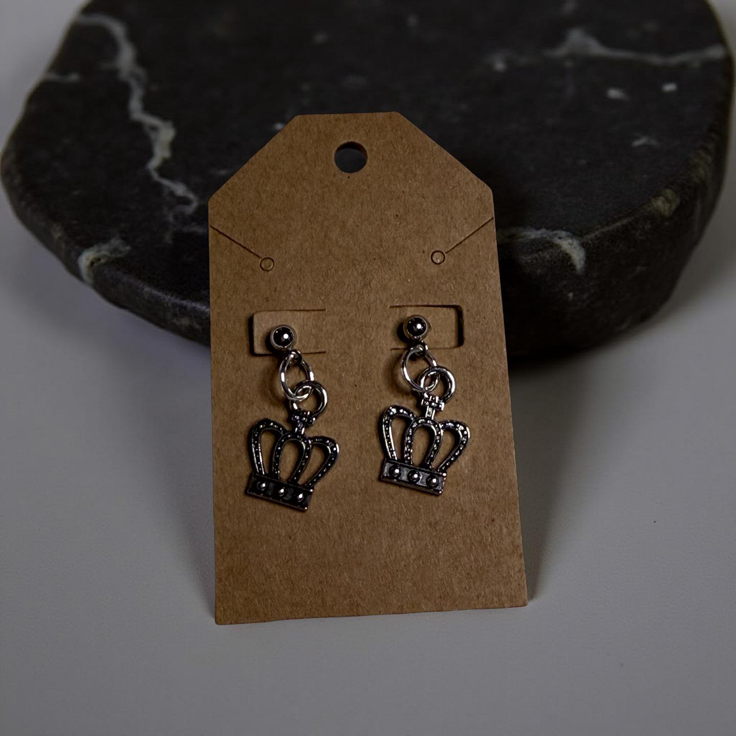 Silver Charm Earrings