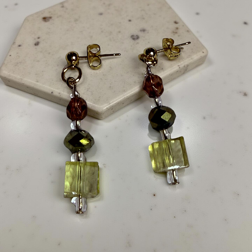 Crystal Beaded Earrings