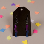 Gummy Worm Charm Earrings