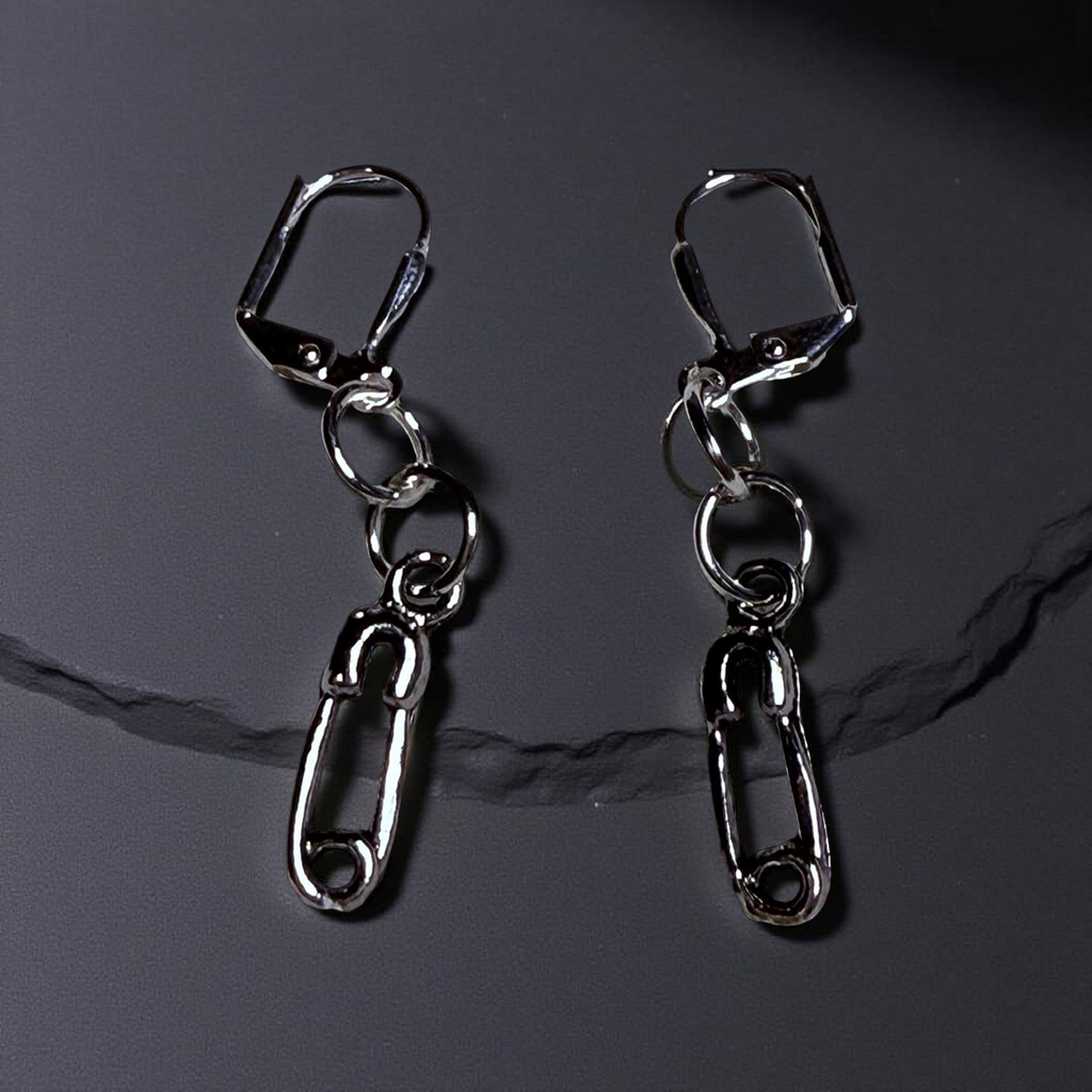 Silver Charm Earrings
