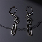 Silver Charm Earrings