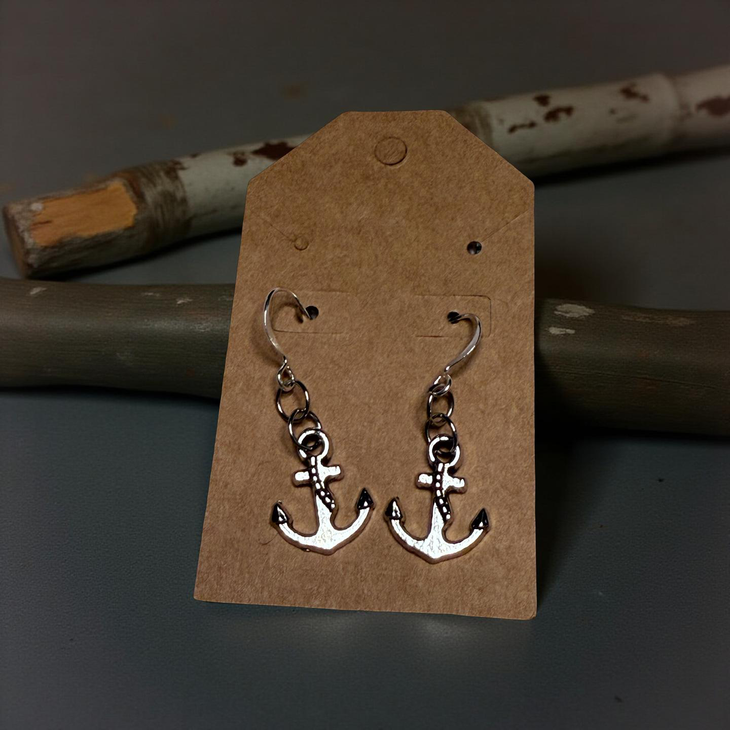 Silver Charm Earrings