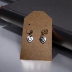 Silver Charm Earrings