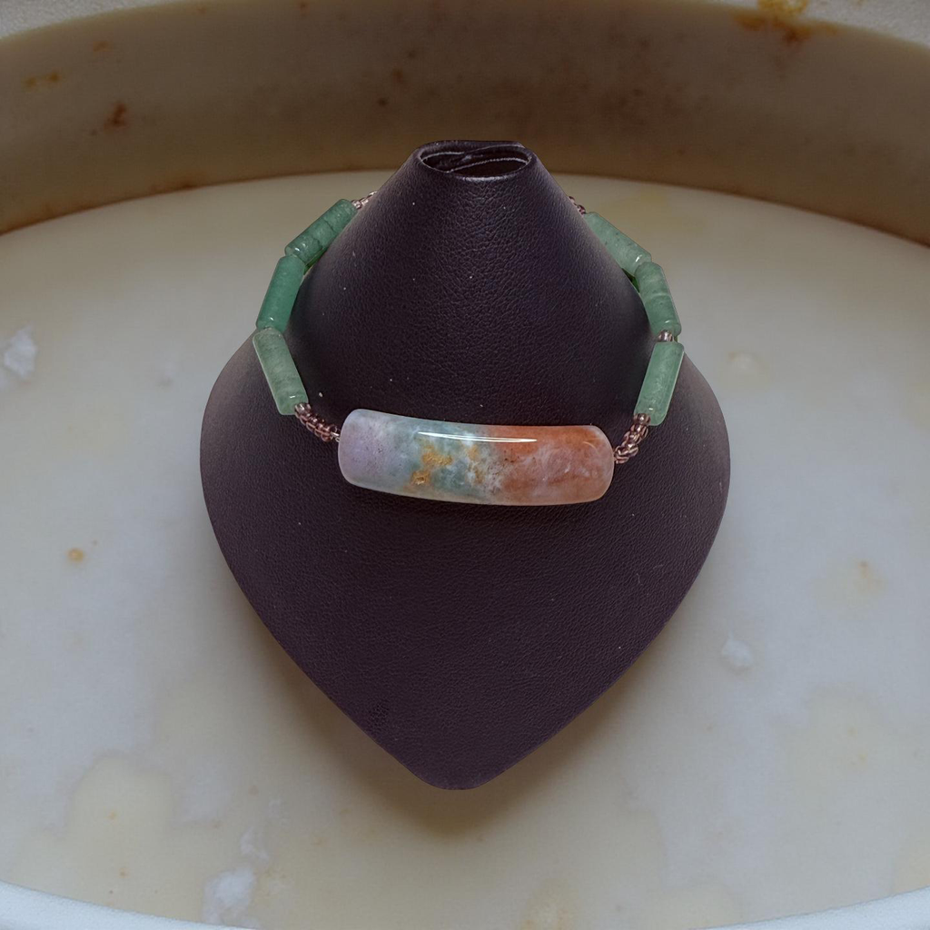 Ocean Jasper and Aventurine Bracelet
