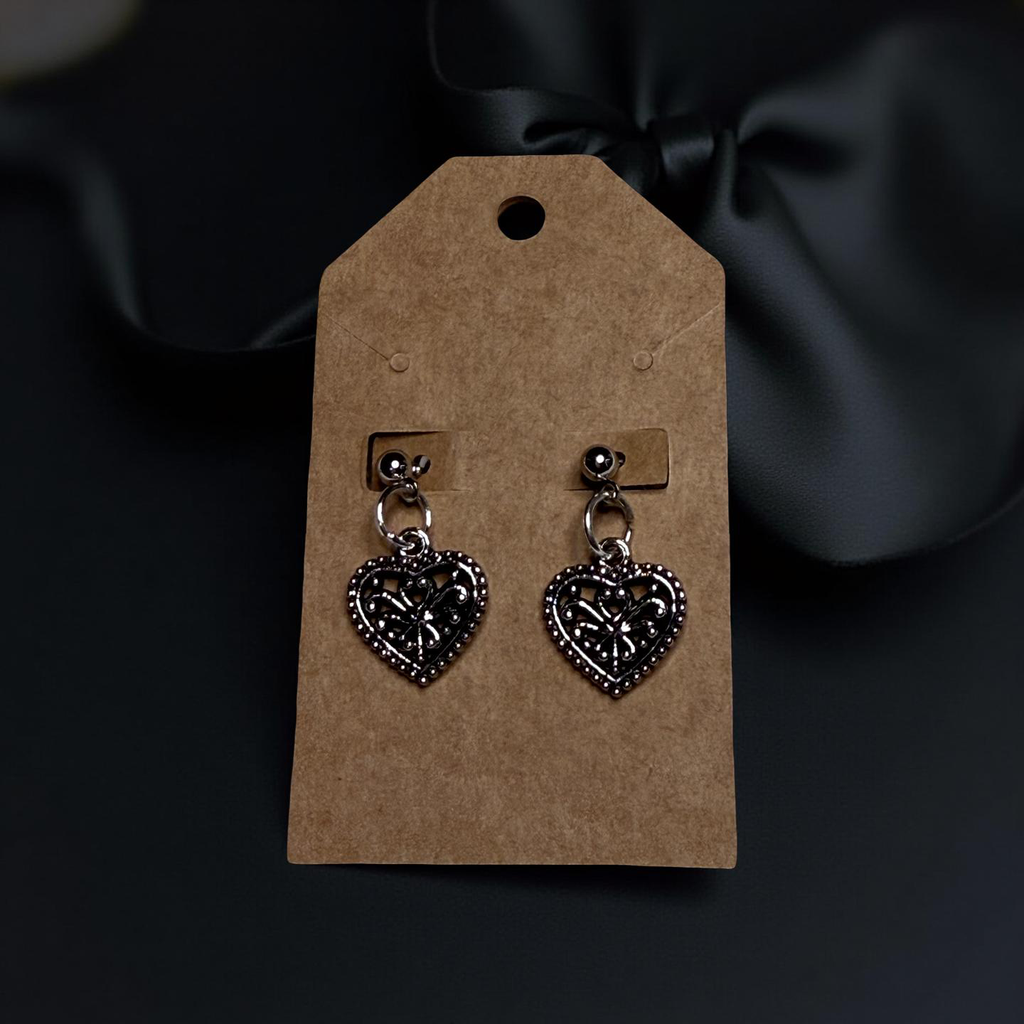 Silver Charm Earrings