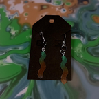 Gummy Worm Charm Earrings