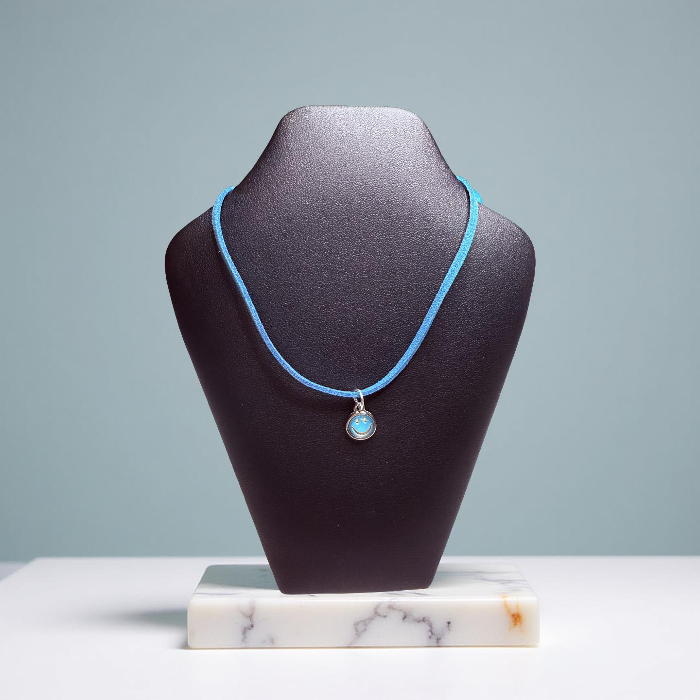 Smiley Face Charm Necklace