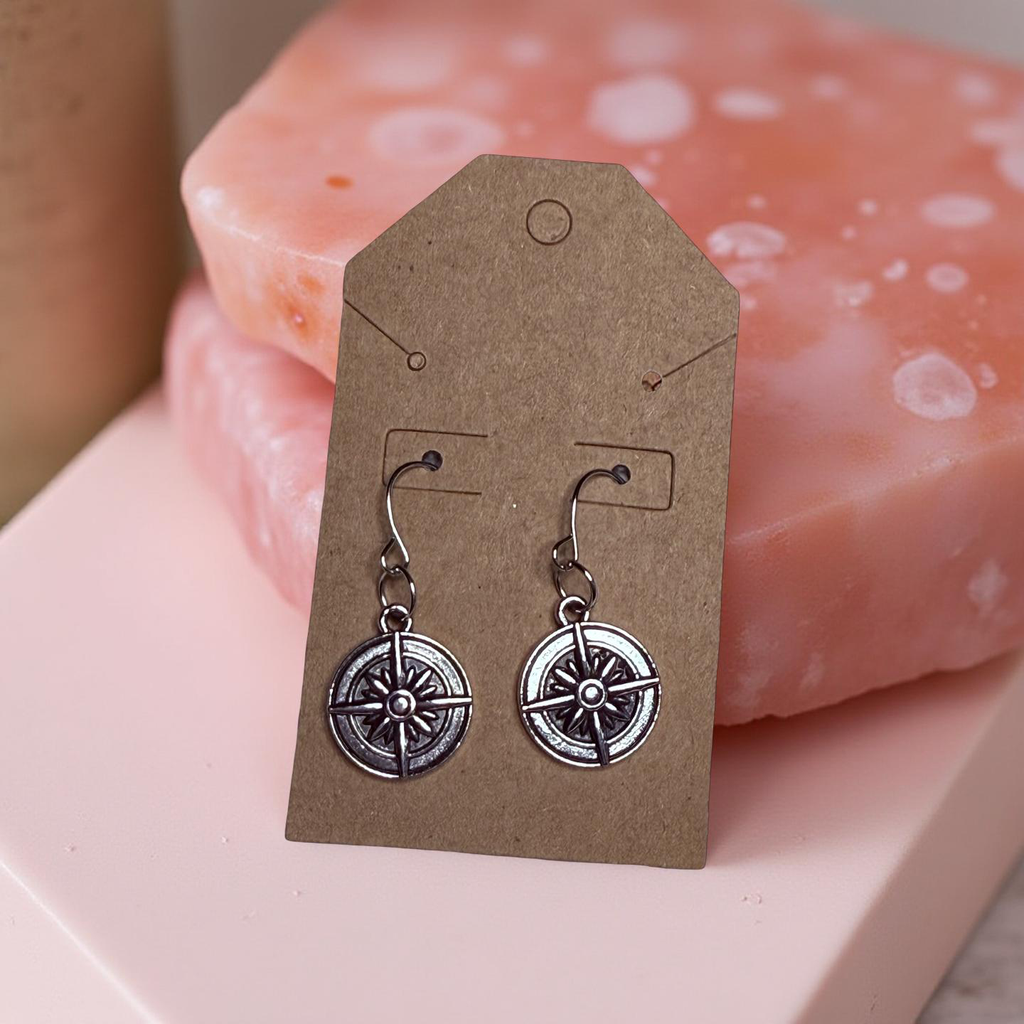 Silver Charm Earrings