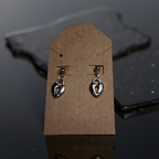 Silver Charm Earrings