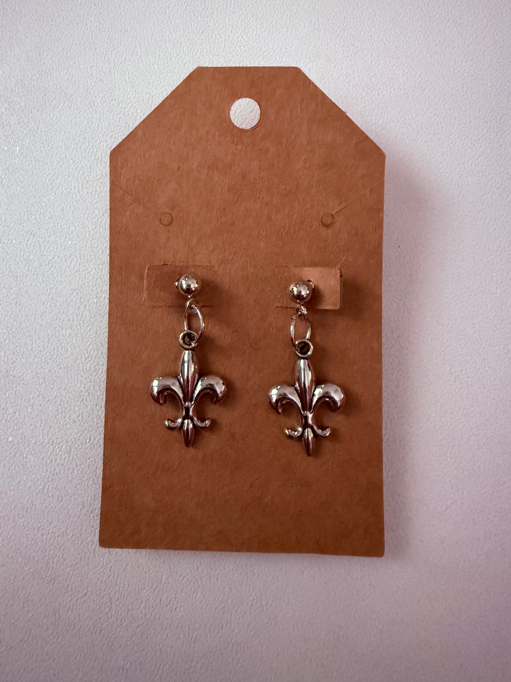 Silver Charm Earrings