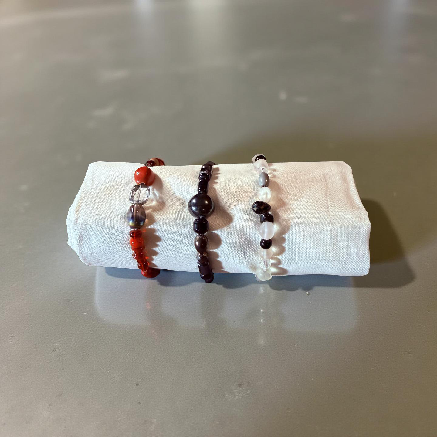 Multi-Bead Stretch Bracelets-3pk