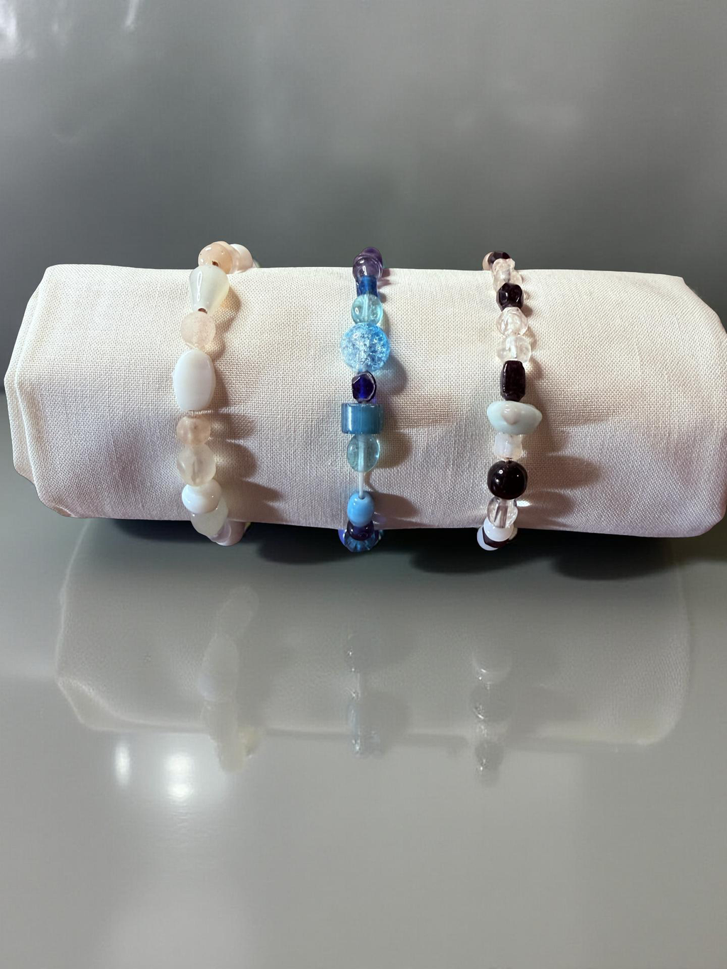 Multi-Bead Stretch Bracelets-3pk