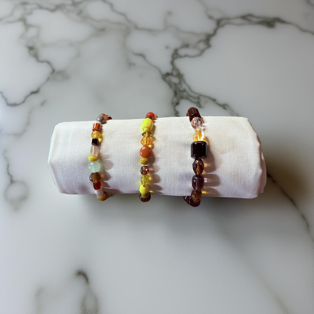 Multi-Bead Stretch Bracelets-3pk