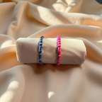 Wooden Beaded Bracelets-2pk