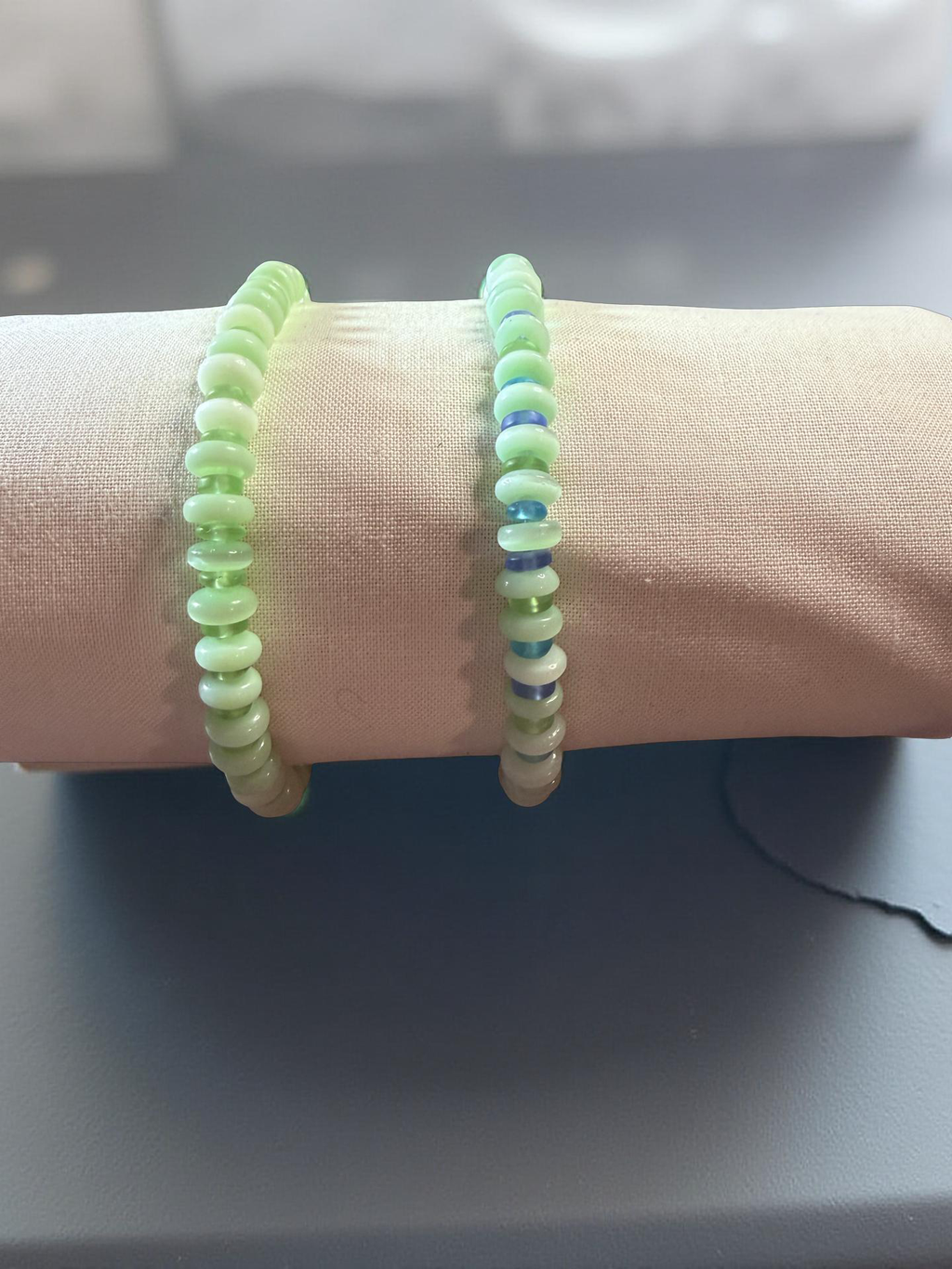 Beaded Stretch Bracelets-2 pk