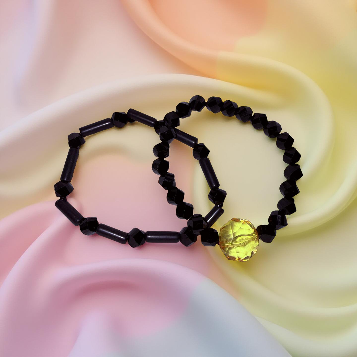 Beaded Stretch Bracelet Set